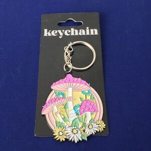 Trendy Mushroom Keychain